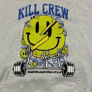 Kill Crew Gray Graphic Unisex Hoodie